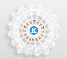 KRAFLA SH-W100 Волан для бадминтона (выписывать-отгружать строго упаковками по 5 шт/по 20 шт)