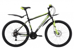 Велосипед Black One Onix 27,5 D Alloy чёрный/зелёный/белый 20&quot;