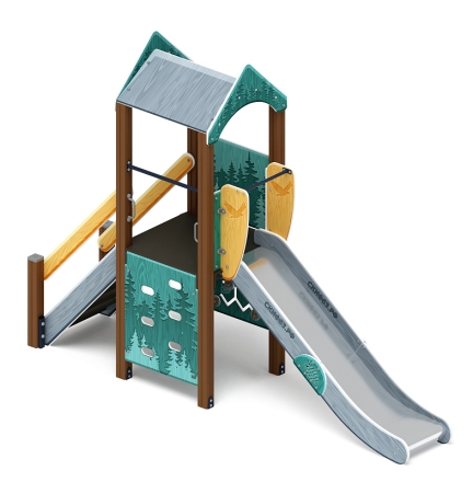 Играйте с нами (Тайга) - ДИК 2.01.1.01-13 - Игровой комплекс H=1200, фото 3