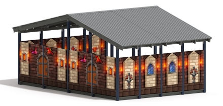 Теневой навес (Замок. Средневековый) - МФ 70.6.4-11, фото 4