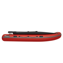 Моторная лодка ПВХ Фрегат 390 FM Jet/L/S (ФМ Джет/Л/С) с фальшбортом Красный