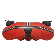 Моторная лодка ПВХ Фрегат 390 FM Jet/L/S (ФМ Джет/Л/С) с фальшбортом Красный