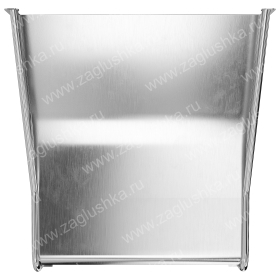 Горка из нержавеющей стали с прямым скатом высотой 600 мм и шириной 830 мм, фото 3