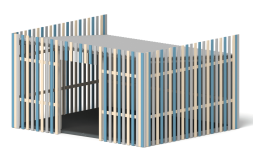 Теневой навес Аврора ТН-16 6х5 для детской площадки, фото 1