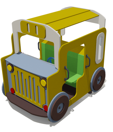 Игровой комплекс Джип ВСТ 1126 для детской площадки, фото 1