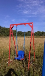 Детские качели Ветерок-1 CКИ 009-С для уличной площадки, фото 2 Детские качели Ветерок-1 CКИ 009-С для уличной площадки, фото 2