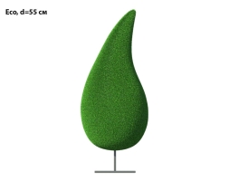 Топиари капля, d=95 см - газон Deluxe Green, фото 3