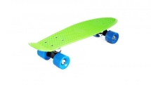 Скейт пластиковый 22х6&quot;-18, зеленый