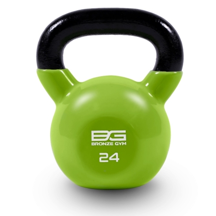 Гиря BRONZE GYM в виниловой оболочке 24 кг, фото 1