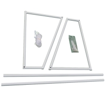 Ворота игровые DFC  GOAL240T 240x150x65cm  с тентом для отрабатывания ударов