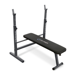 Oxygen Fitness_Springfield_Скамья для жима со стойками_черная