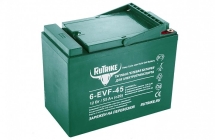 Тяговый гелевый аккумулятор RuTrike 6-EVF-45 (12V45A/H C3)