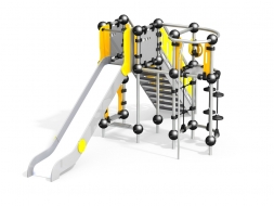 УК 7.512.11 Горка с вертикальной лазалкой цинк УК 7.512.11 Горка с вертикальной лазалкой цинк