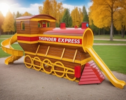 Игровой комплекс TORUDA WOOD Большой поезд, фото 1 Игровой комплекс TORUDA WOOD Большой поезд, фото 1