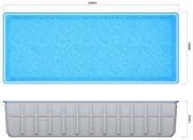 Бассейн 8х3,25х1,65м. Рейнир L Marshall Pools (чаша)