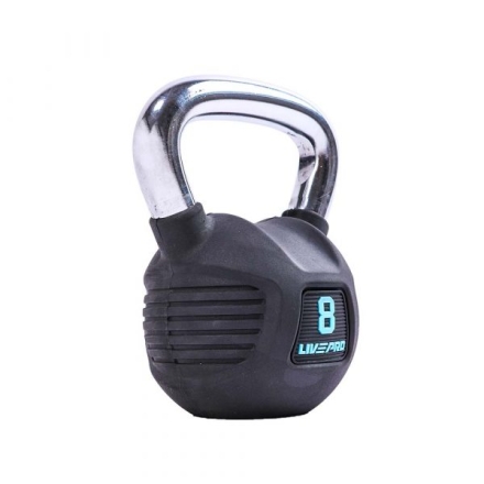 Обрезиненная гиря LIVEPRO Premium Rubber, вес: 16 кг , фото 4