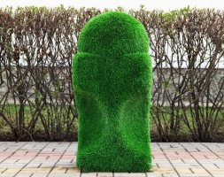 Топиари ваза с шаром - газон Eco Green, фото 2