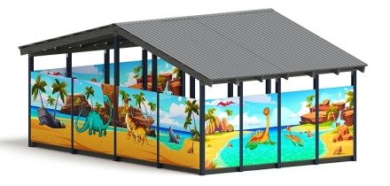 Теневой навес (Дино) - МФ 70.6.4-13, фото 2