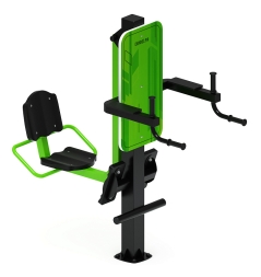 Жим ногами+Брусья (зеленый) - Уличный тренажер - СТ 023-12, фото 3