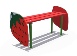 Скамья Клубничка ДХО 06161