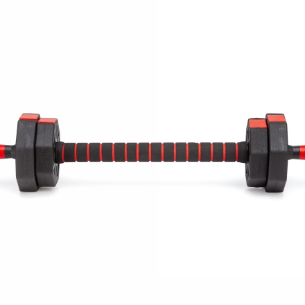 Гантели гексагональные разборные с грифом, 10 кг (2 шт. х 5 кг.), фото 2