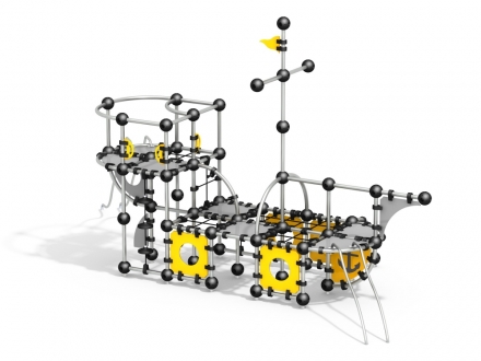 УК 7.513.11 Корабль с мачтой цинк, фото 1