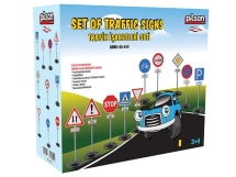 Набор дорожных знаков из 10 шт. Pilsan Traffic Sings (03-415)