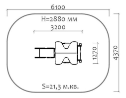 Игровой комплекс 070271.21 для детей 2-4 года для уличной площадки, фото 2
