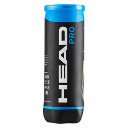 Мяч теннисный HEAD Pro 3B, уп.3 шт, желтый