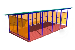 Теневой навес ТНПО 4.8 ТН048