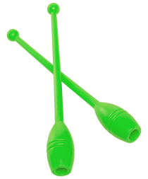 Булавы для художественной гимнастики У714, 35 см, салатовые, фото 1 Булавы для художественной гимнастики У714, 35 см, салатовые, фото 1