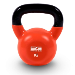 Гиря BRONZE GYM в виниловой оболочке 16 кг
