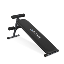 Oxygen Fitness_Renton_Скамья для пресса_прямая_черная