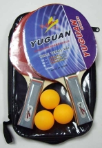 Набор для н/т YUGUAN P008ND (2 ракетки + 3 шара) в чехле Набор для н/т YUGUAN P008ND (2 ракетки + 3 шара) в чехле