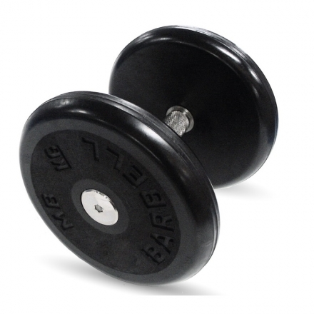 Гантель Barbell 15 кг классик с вращающейся ручкой хром, фото 1