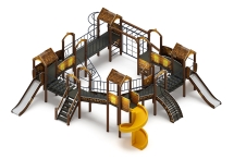 Остров детства (ЭКО) - ДИК 2.01.8.02-02.И1 - Игровой комплекс H=1200 H=2000