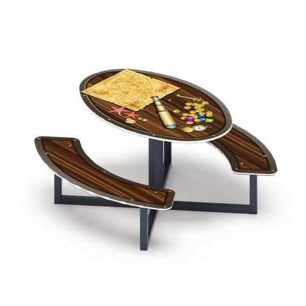 Столик детский круглый (Сокровища) - МФ 31.01.02-02 - Игра, фото 3