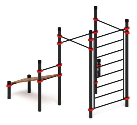 Воркаут 108 красный ВТ 12.17-01, фото 3