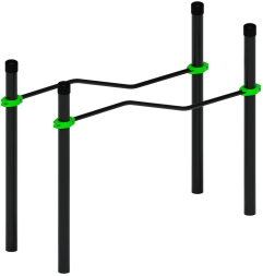 Воркаут ЛОВ 89 зеленый ВТ 101.06-02, фото 3 Воркаут ЛОВ 89 зеленый ВТ 101.06-02, фото 3