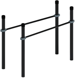 Воркаут ЛОВ 89 серый ВТ 101.09-03, фото 1