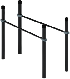 Воркаут ЛОВ 89 серый ВТ 101.09-03, фото 2