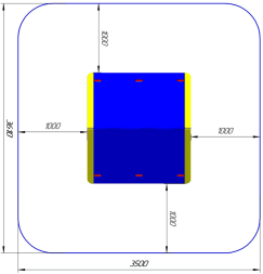 Домик-беседка Дворик 3 ПС-71 для детской площадки, фото 2