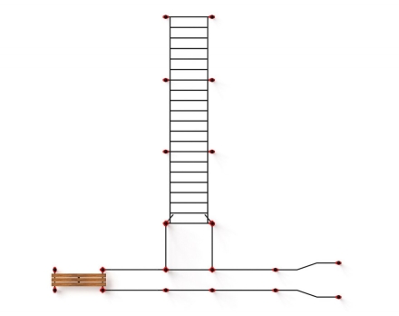 Спортивный комплекс ЛОВ 19, стойки 108 мм, фото 7