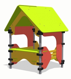 Игровой домик Romana 057.72.00 для детских площадок, фото 2