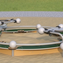 Песочница Romana 057.39.10 Песочная фабрика для детской площадки