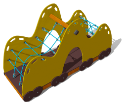 Игровой комплекс Вагон с песком ВСТ 1123 для детской площадки Игровой комплекс Вагон с песком ВСТ 1123 для детской площадки