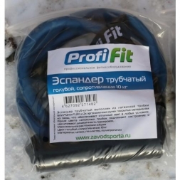 Эспандер трубчатый PROFI-FIT, голубой, сопротивление 10 кг, фото 3
