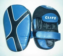 Лапа бокс изогнутая (кожа) Fight to live ULI-3065