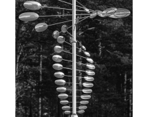 Скульптура из нержавеющей стали Торнадо Малый размер Скульптура из нержавеющей стали Торнадо Малый размер