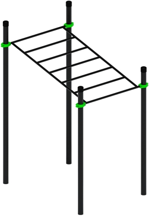 Воркаут ЛОВ 108 зеленый ВТ 102.07-02, фото 1